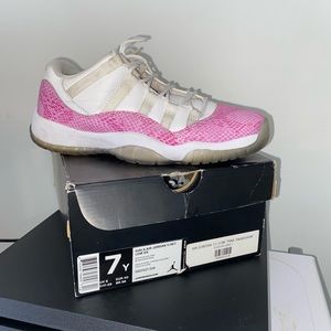 Pink Snakeskin Jordan 1 Lows